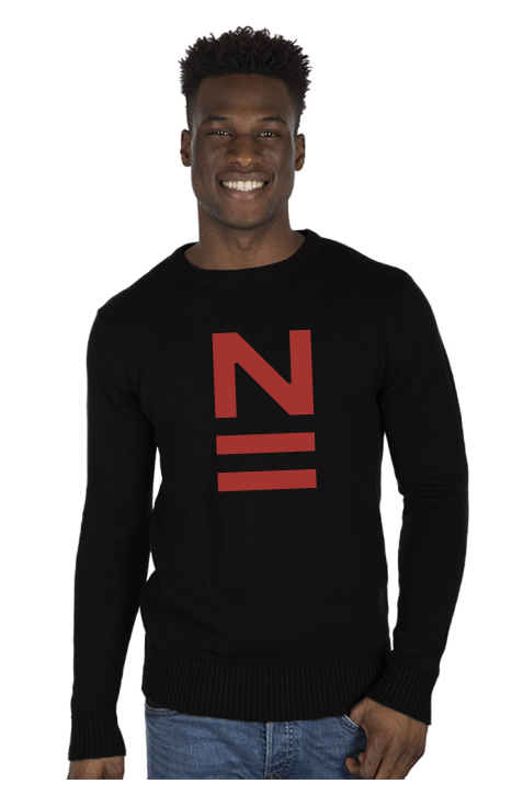 Bruzer Intarsia Crew Neck Sweater